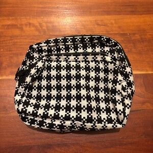 BAGGU Fanny Pack, Black & White Pixel Gingham